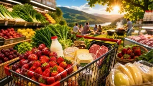 Güneş yüzünü bir gösterip bir kaybolsa da Bolu’da market sepetleri bahar ateşiyle doluyor!